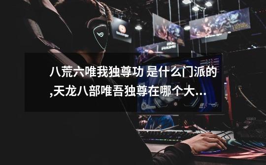 八荒六唯我独尊功 是什么门派的,天龙八部唯吾独尊在哪个大区-第1张-游戏资讯-龙启网络