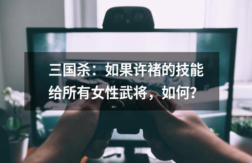 三国杀:如果许褚的技能给所有女性武将,如何?-第1张-游戏资讯-龙启网络