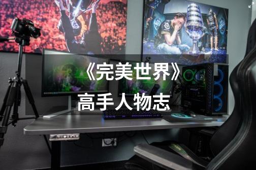 《完美世界》高手人物志-第1张-游戏资讯-龙启网络