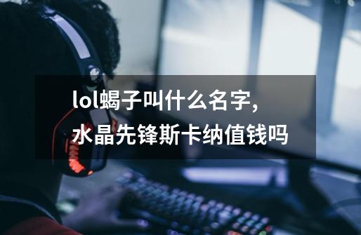 lol蝎子叫什么名字,水晶先锋斯卡纳值钱吗-第1张-游戏资讯-龙启网络