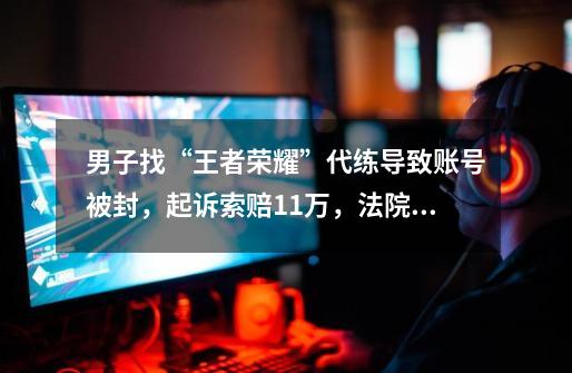 男子找“王者荣耀”代练导致账号被封,起诉索赔11万,法院这样判!-第1张-游戏资讯-龙启网络