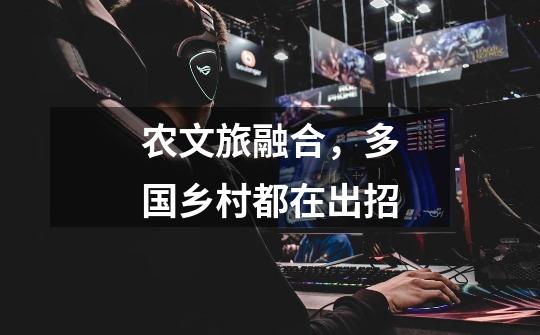 农文旅融合，多国乡村都在出招-第1张-游戏资讯-龙启网络