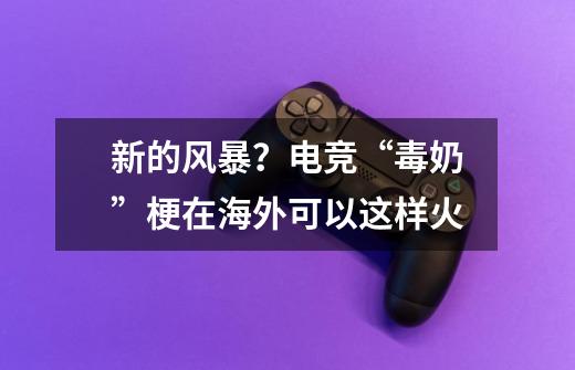 新的风暴?电竞“毒奶”梗在海外可以这样火-第1张-游戏资讯-龙启网络