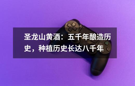 圣龙山黄酒:五千年酿造历史,种植历史长达八千年-第1张-游戏资讯-龙启网络