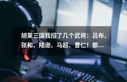 胡莱三国我招了几个武将:吕布、张和、陆逊、马超、曹仁!都是五格的,求高手指点,技能怎么搭配?给高分_胡莱三国4阵容搭配-第1张-游戏资讯-龙启网络