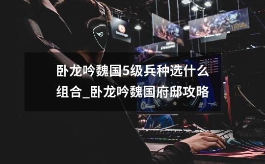 卧龙吟魏国5级兵种选什么组合_卧龙吟魏国府邸攻略-第1张-游戏资讯-龙启网络