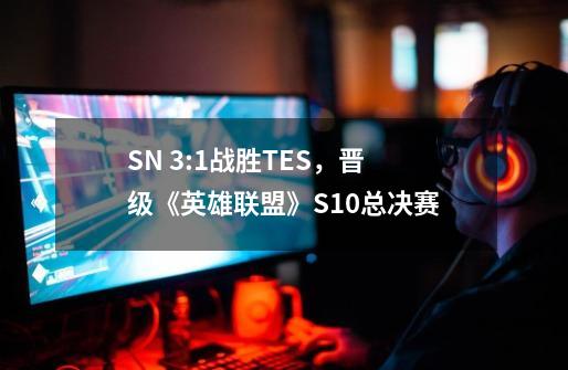 SN 3:1战胜TES,晋级《英雄联盟》S10总决赛-第1张-游戏资讯-龙启网络
