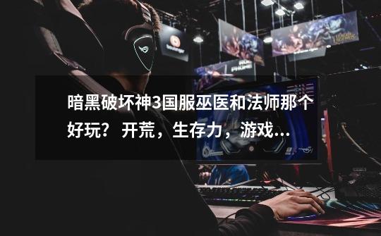 暗黑破坏神3国服巫医和法师那个好玩? 开荒,生存力,游戏性,前后期等等这两个哪个相对有意思些?,暗黑3巫医主要技能哪个好用-第1张-游戏资讯-龙启网络