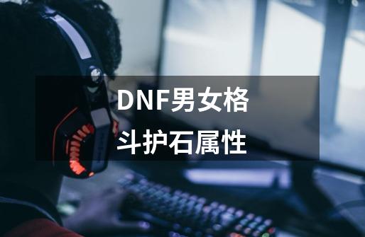 DNF男女格斗护石属性-第1张-游戏资讯-龙启网络