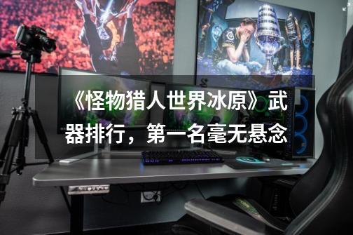 《怪物猎人世界冰原》武器排行,第一名毫无悬念-第1张-游戏资讯-龙启网络