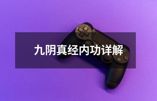 九阴真经内功详解-第1张-游戏资讯-龙启网络
