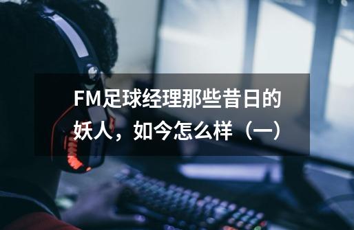 FM足球经理那些昔日的妖人,如今怎么样(一)-第1张-游戏资讯-龙启网络