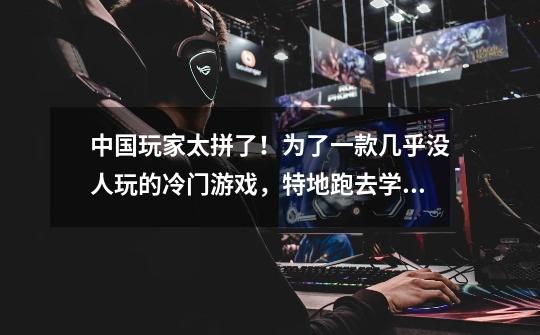 中国玩家太拼了!为了一款几乎没人玩的冷门游戏,特地跑去学外语-第1张-游戏资讯-龙启网络