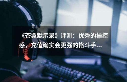 《苍翼默示录》评测:优秀的操控感,充值确实会更强的格斗手游-第1张-游戏资讯-龙启网络