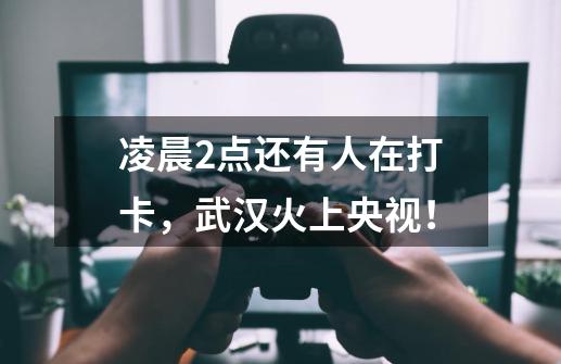凌晨2点还有人在打卡，武汉火上央视！-第1张-游戏资讯-龙启网络