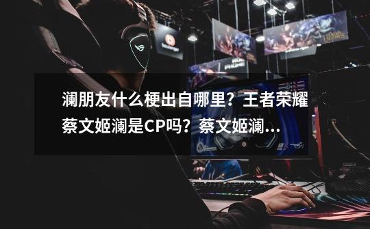 澜朋友什么梗出自哪里？王者荣耀蔡文姬澜是CP吗？蔡文姬澜情侣头像-第1张-游戏资讯-龙启网络