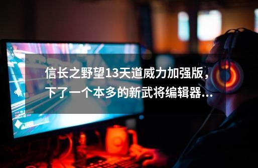 信长之野望13天道威力加强版,下了一个本多的新武将编辑器。那个set.exe打开后的的界面好多到底怎么设置?_信长13天道如何窗口模式-第1张-游戏资讯-龙启网络