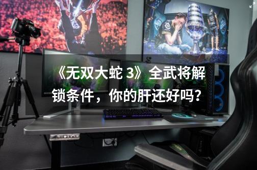 《无双大蛇 3》全武将解锁条件,你的肝还好吗?-第1张-游戏资讯-龙启网络