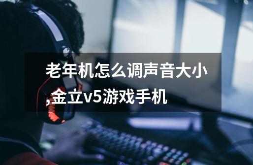 老年机怎么调声音大小,金立v5游戏手机-第1张-游戏资讯-龙启网络