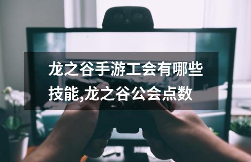 龙之谷手游工会有哪些技能,龙之谷公会点数-第1张-游戏资讯-龙启网络
