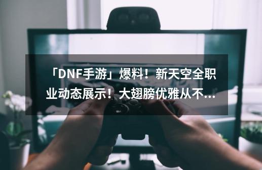 「DNF手游」爆料!新天空全职业动态展示!大翅膀优雅从不过时!-第1张-游戏资讯-龙启网络