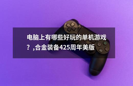 电脑上有哪些好玩的单机游戏?,合金装备425周年美版-第1张-游戏资讯-龙启网络