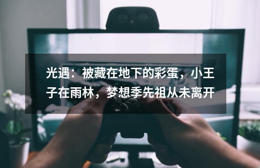 光遇:被藏在地下的彩蛋,小王子在雨林,梦想季先祖从未离开-第1张-游戏资讯-龙启网络