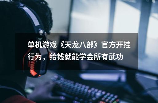 单机游戏《天龙八部》官方开挂行为,给钱就能学会所有武功-第1张-游戏资讯-龙启网络