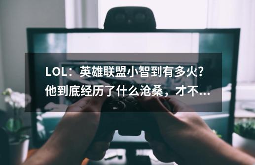 LOL：英雄联盟小智到有多火？他到底经历了什么沧桑，才不问世事-第1张-游戏资讯-龙启网络