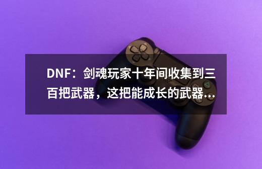 DNF:剑魂玩家十年间收集到三百把武器,这把能成长的武器却没有-第1张-游戏资讯-龙启网络