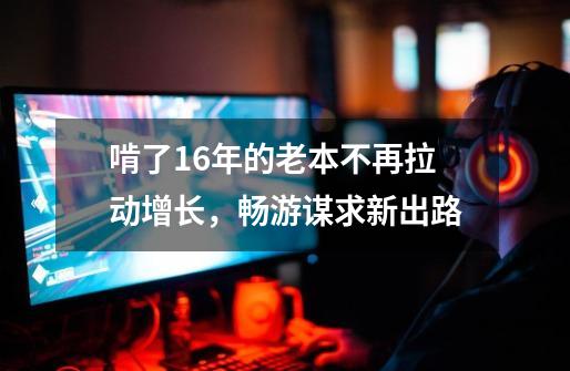 啃了16年的老本不再拉动增长,畅游谋求新出路-第1张-游戏资讯-龙启网络