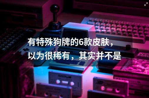 有特殊狗牌的6款皮肤,以为很稀有,其实并不是-第1张-游戏资讯-龙启网络