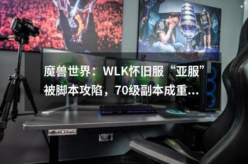 魔兽世界:WLK怀旧服“亚服”被脚本攻陷,70级副本成重灾区-第1张-游戏资讯-龙启网络