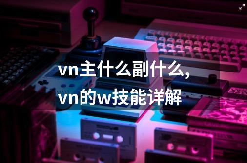 vn主什么副什么,vn的w技能详解-第1张-游戏资讯-龙启网络