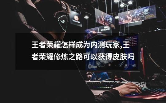 王者荣耀怎样成为内测玩家,王者荣耀修炼之路可以获得皮肤吗-第1张-游戏资讯-龙启网络