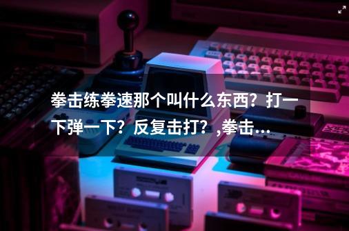 拳击练拳速那个叫什么东西?打一下弹一下?反复击打?,拳击世界锦标赛游戏-第1张-游戏资讯-龙启网络