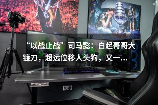 “以战止战”司马懿:白起哥哥大镰刀,超远位移人头狗,又一元歌-第1张-游戏资讯-龙启网络