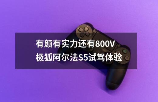 有颜有实力还有800V 极狐阿尔法S5试驾体验-第1张-游戏资讯-龙启网络