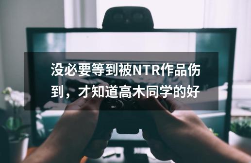 没必要等到被NTR作品伤到,才知道高木同学的好-第1张-游戏资讯-龙启网络