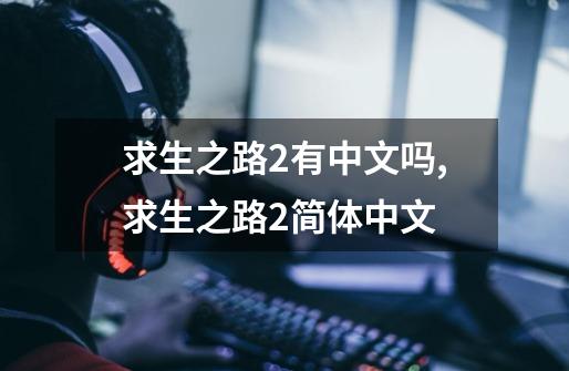 求生之路2有中文吗,求生之路2简体中文-第1张-游戏资讯-龙启网络