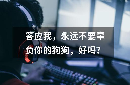 答应我,永远不要辜负你的狗狗,好吗?-第1张-游戏资讯-龙启网络