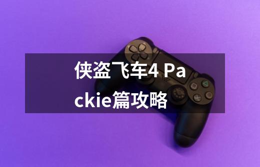 侠盗飞车4 Packie篇攻略-第1张-游戏资讯-龙启网络