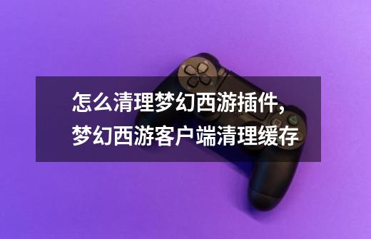 怎么清理梦幻西游插件,梦幻西游客户端清理缓存-第1张-游戏资讯-龙启网络