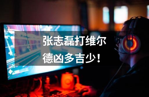 张志磊打维尔德凶多吉少!-第1张-游戏资讯-龙启网络