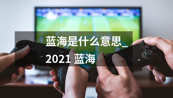 蓝海是什么意思_2021 蓝海-第1张-游戏资讯-龙启网络