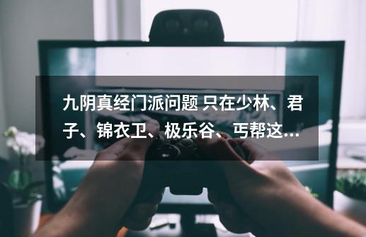 九阴真经门派问题 只在少林、君子、锦衣卫、极乐谷、丐帮这里面选!,2021九阴真经少林怎么样-第1张-游戏资讯-龙启网络