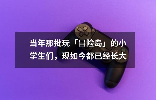 当年那批玩「冒险岛」的小学生们,现如今都已经长大-第1张-游戏资讯-龙启网络