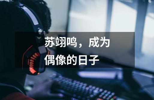 苏翊鸣,成为偶像的日子-第1张-游戏资讯-龙启网络