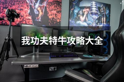 我功夫特牛攻略大全-第1张-游戏资讯-龙启网络