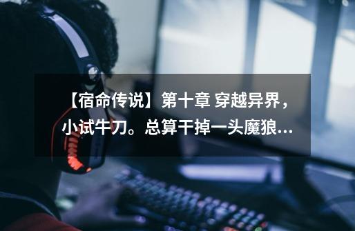 【宿命传说】第十章 穿越异界,小试牛刀。总算干掉一头魔狼。-第1张-游戏资讯-龙启网络